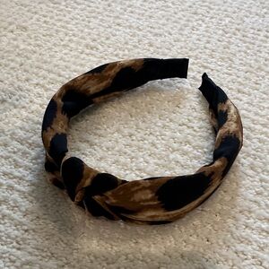 Leopard Print Knotted Headband